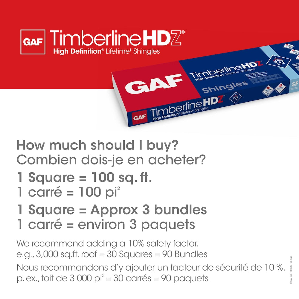 Timberline HDZ Pewter Gray Laminated High Definition Shingles (33.3 sq. ft. per Bundle) (21-Pcs)