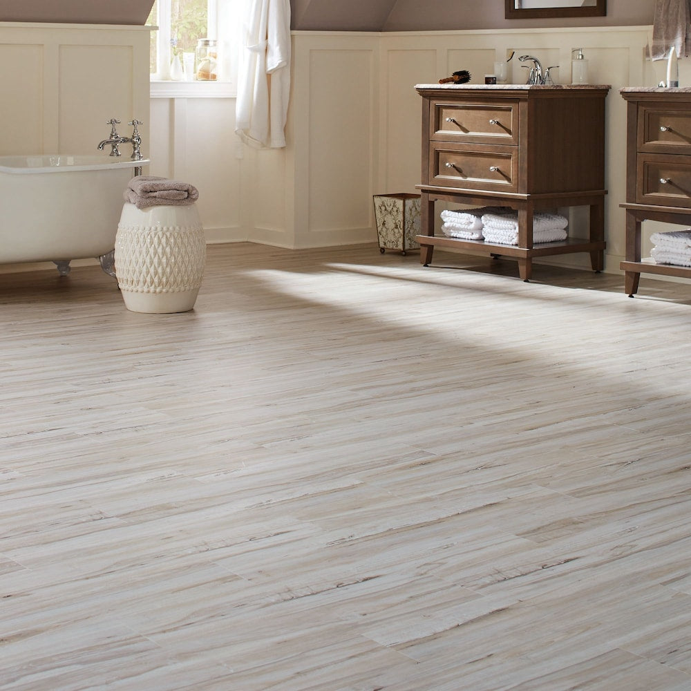 Vintage White 6-inch x 36-inch Luxury Vinyl Plank Flooring (24 sq. ft. / case)