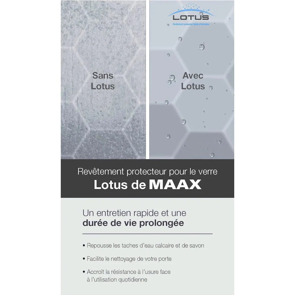Ensemble de douche pour baignoire NexTile de 60 po L x 30 po l x 81,25 po H avec contour de baignoire en carreaux de métro blancs, niche intégrée, porte coulissante noire mate, baignoire AcrylX avec drain à gauche et revêtement brut au-dessus du sol