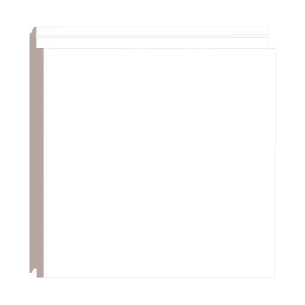 1/2-inch x 7 5/16-inch x 96-inch Primed Fibreboard Shiplap Paneling