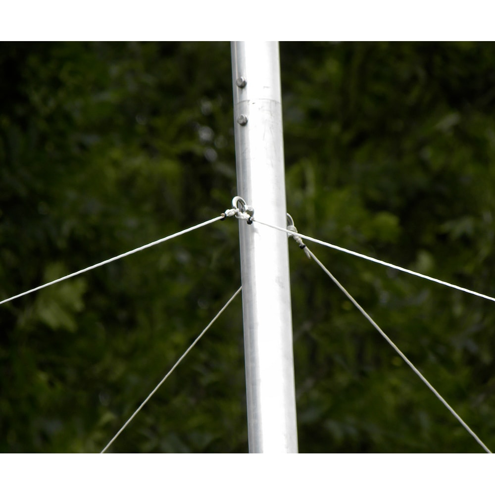 Ensemble de câbles d'aviation 7x7 en acier galvanisé enduit de PVC de 3/32 po x 1/8 po x 50 pi, charge de travail sécuritaire de 184 lb (7 pièces)
