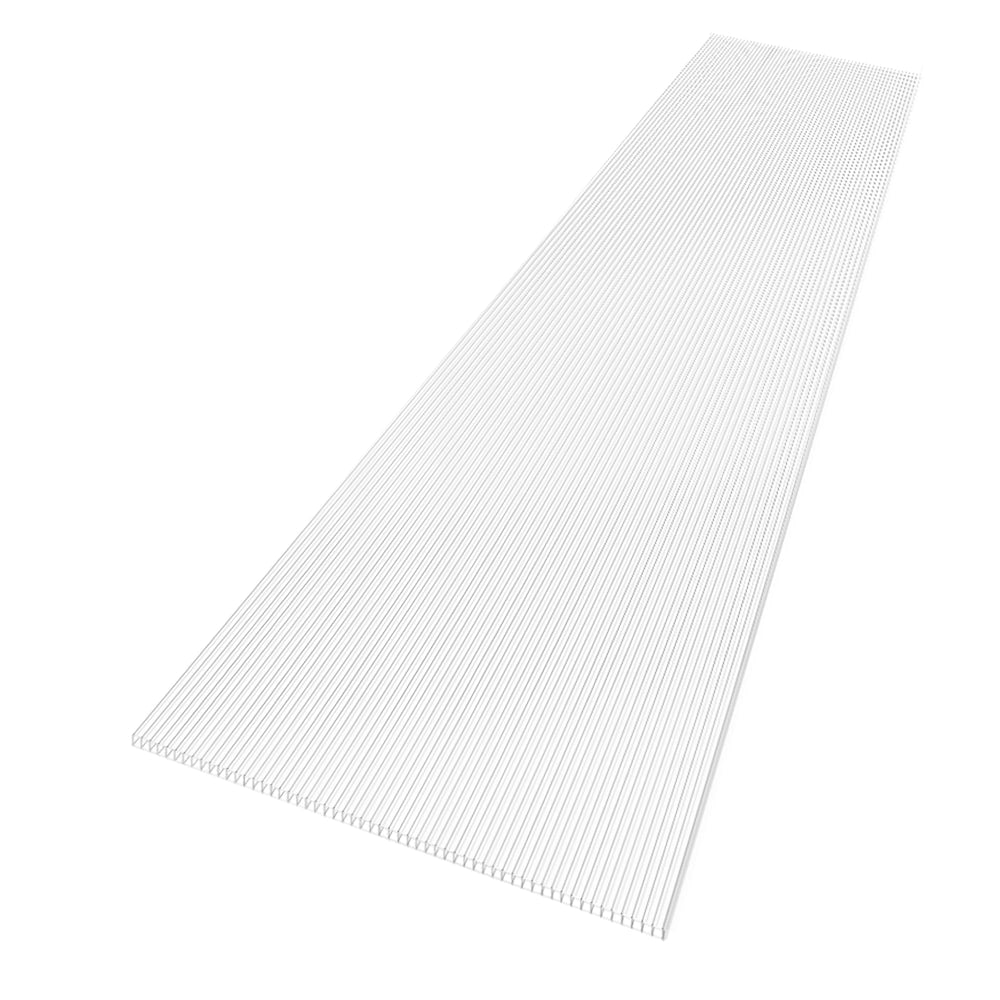 Panneau en polycarbonate multiparois transparent de 96 po x 2 pi