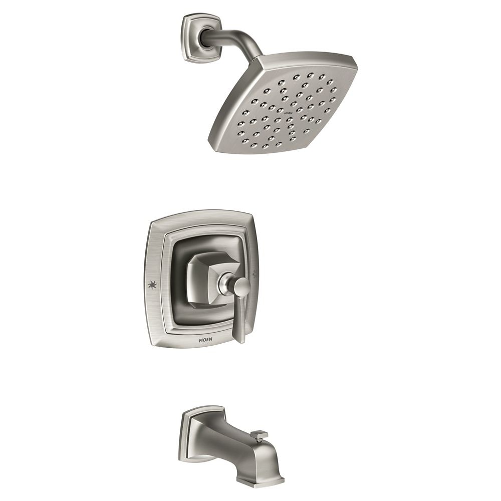 Conway Single-Handle Bathtub Shower Faucet Posi-Temp in Spot Resist  Brushed Nickel