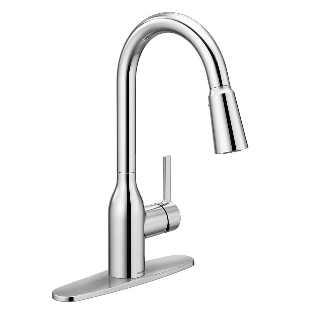 Robinet de cuisine à bec rétractable Tarvo en chrome