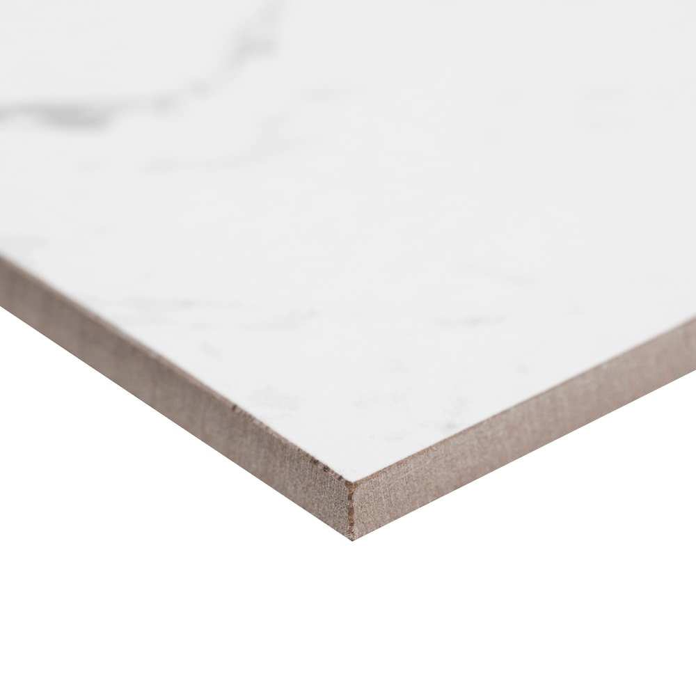 Pietra Carrara 12-inch x 24-inch Glazed Porcelain Floor and Wall Tile (16 sq. ft. / case)