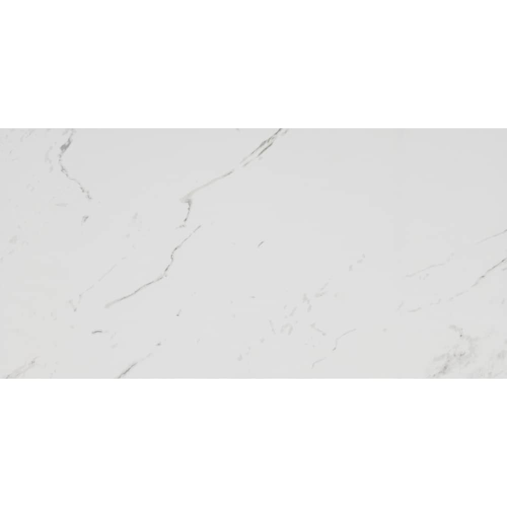 Pietra Carrara 12-inch x 24-inch Glazed Porcelain Floor and Wall Tile (16 sq. ft. / case)