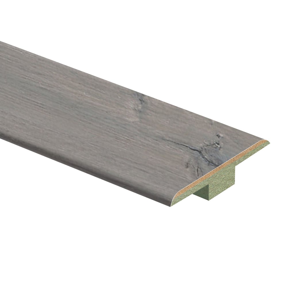 Moulure en T stratifiée en chêne argenté de 7/16 po d'épaisseur x 1 3/4 po de largeur x 72 po de longueur