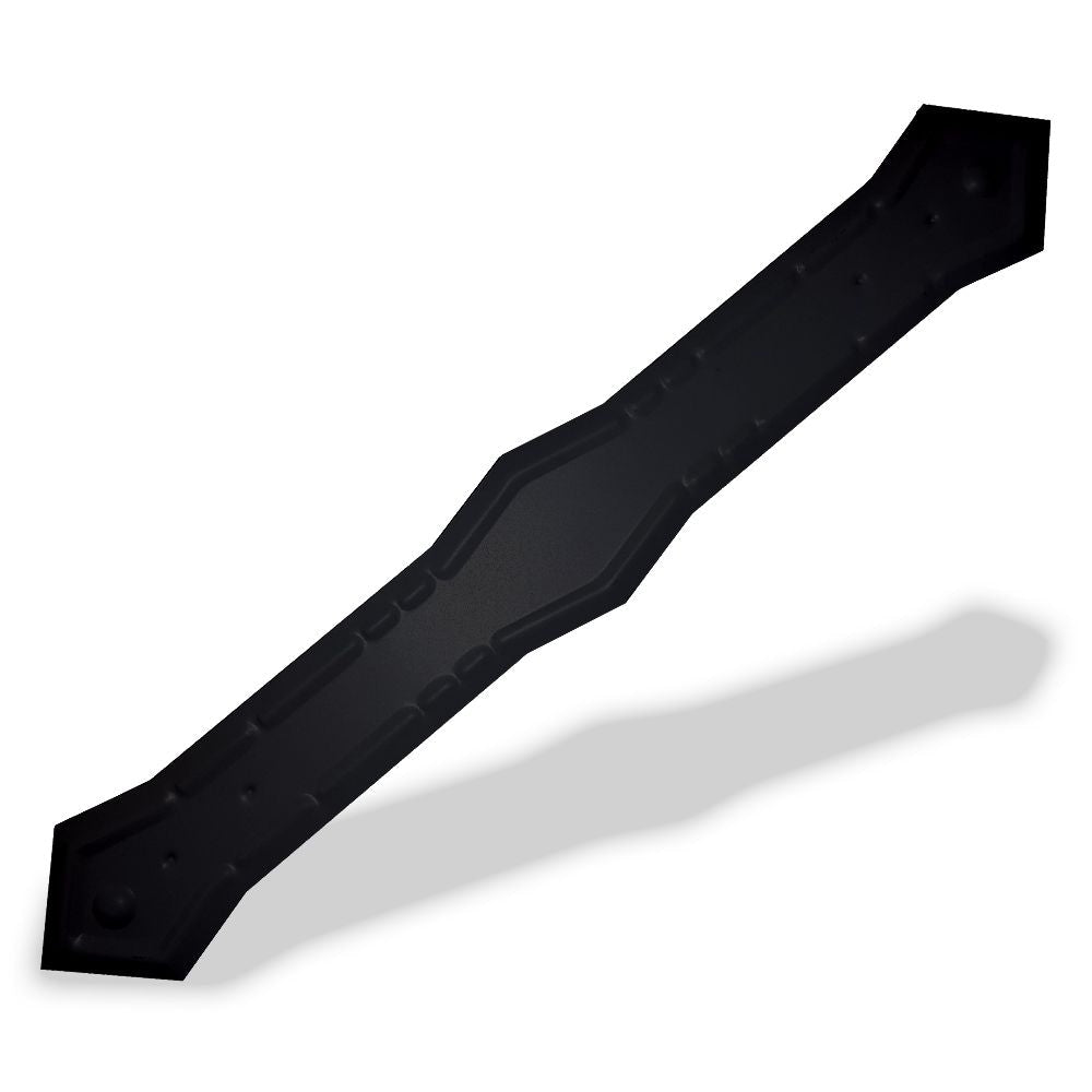 13 1/2-inch Aluminum Gutter (Eavestrough) Downspout Strap in Black for 3-inch x 3-inch Gutters