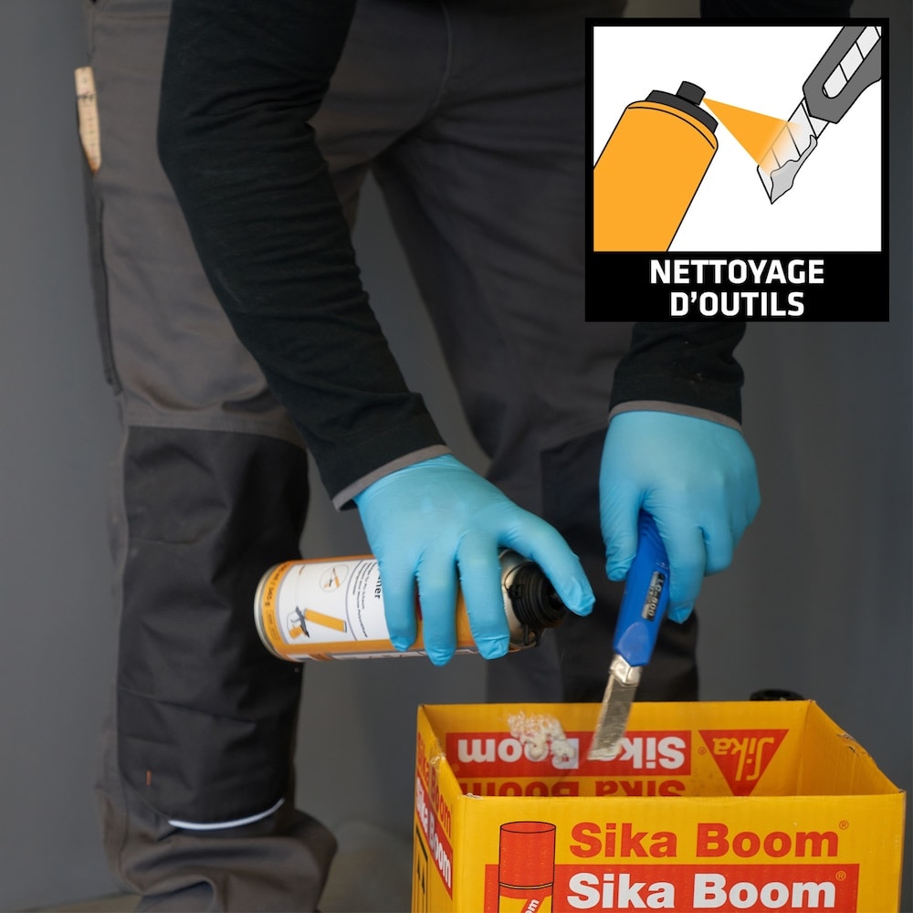 Sika Boom Pro Cleaner 17 oz, Aerosol Cleaner for Removing Uncured Foam from Dispenser Gun, 460g