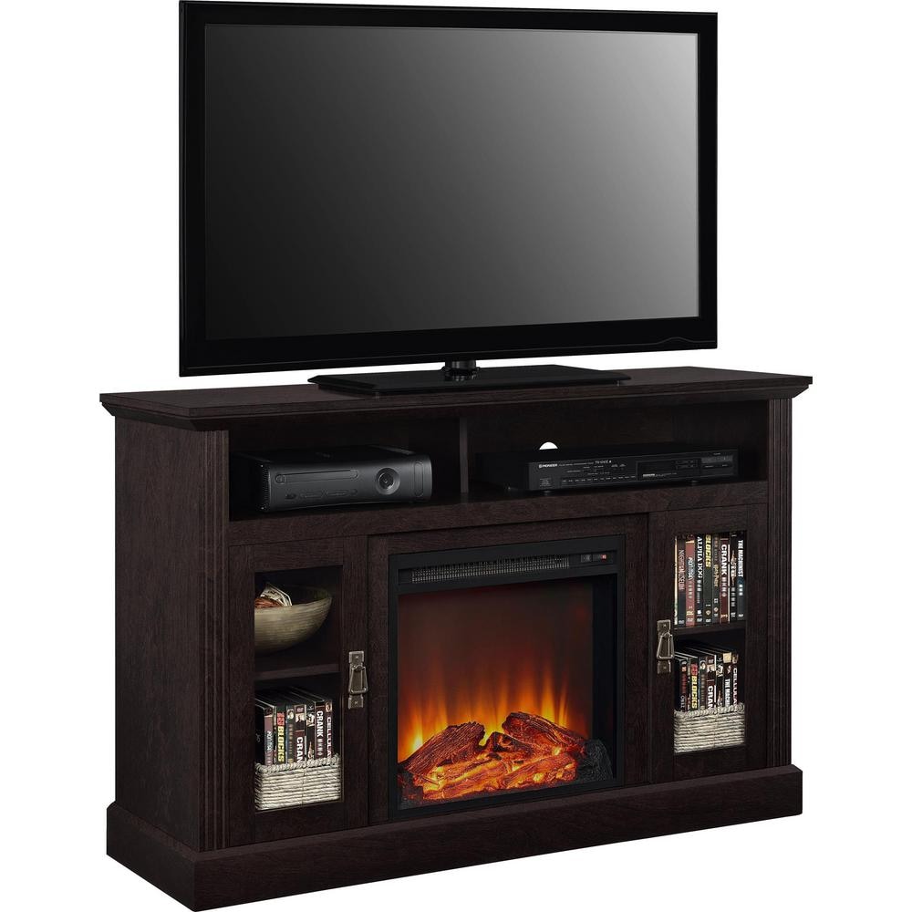 Chicago 70 lb. Capacity Electric Fireplace Entertainment Console for 50-inch TVs in Espresso