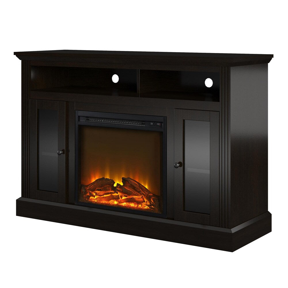 Chicago 70 lb. Capacity Electric Fireplace Entertainment Console for 50-inch TVs in Espresso