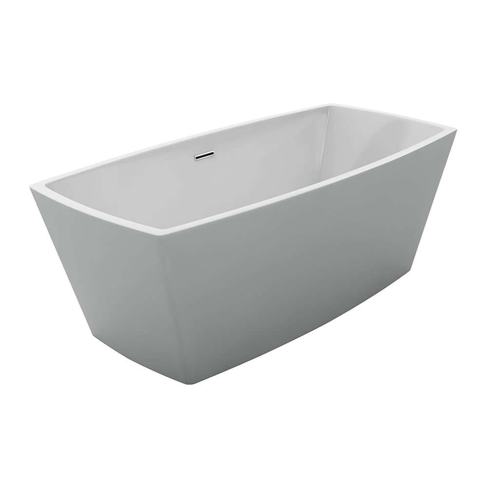 Renoir Seamless Free-Standing Acrylic Bathtub 67 Inches