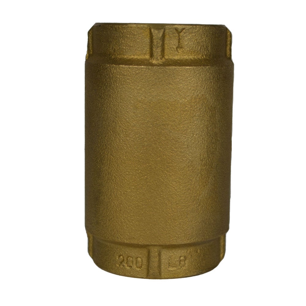 Clapet anti-retour en bronze de 1 pouce