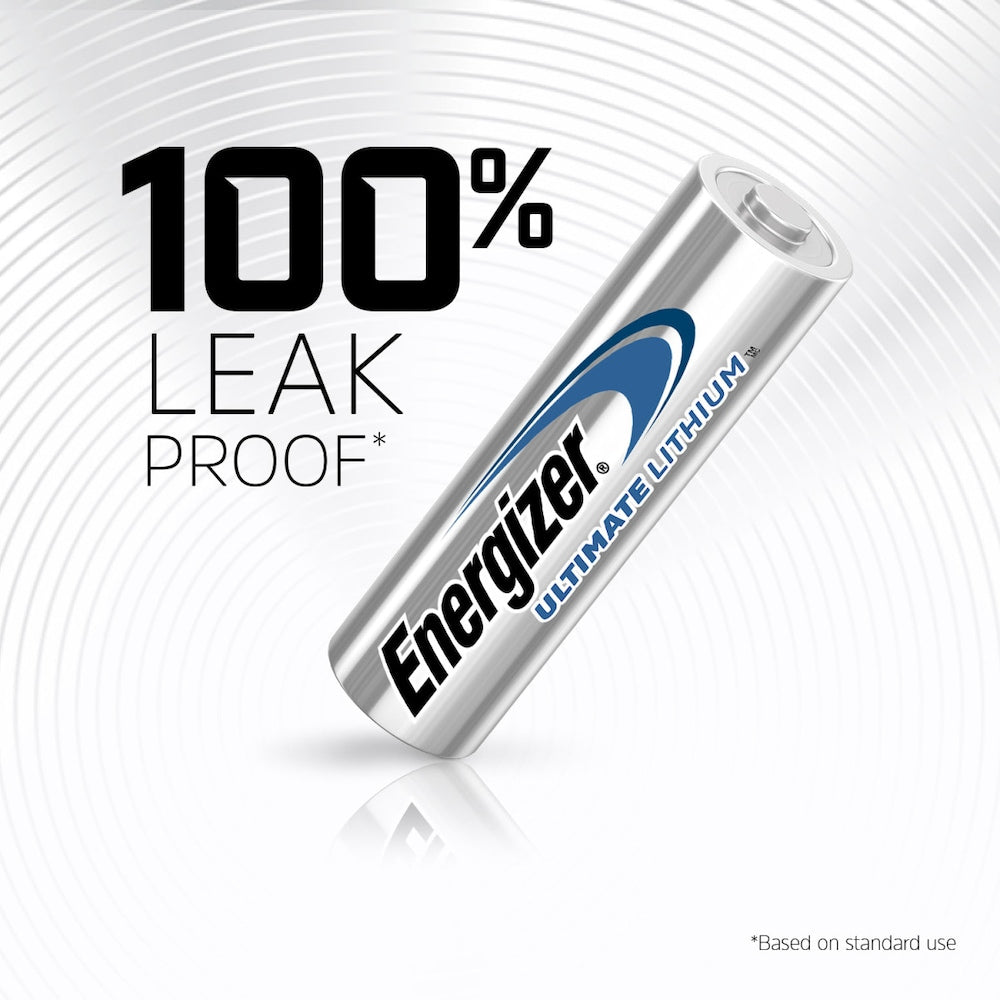 Piles AA au lithium Energizer Ultimate (paquet de 8), piles doubles A au lithium de 1,5 V