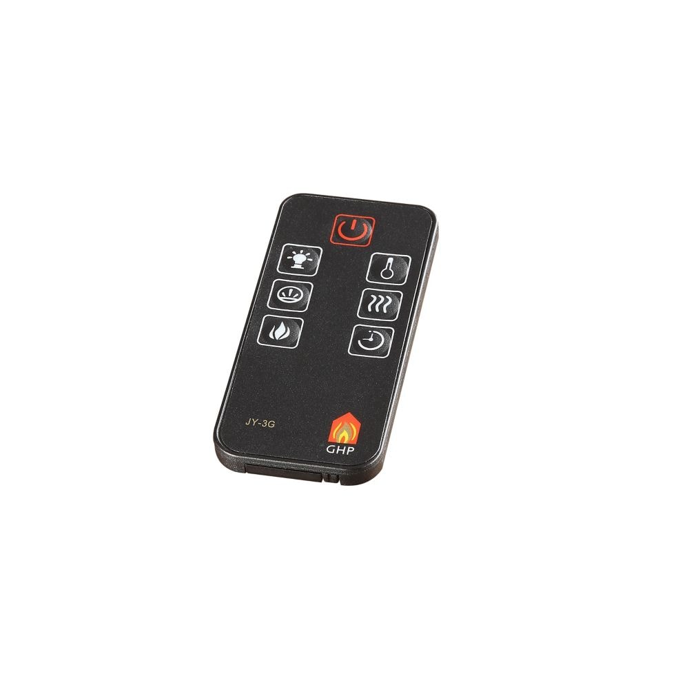 Foyer multimédia Sinclair de 60 pouces avec lumières LED et Bluetooth en cerisier vieilli