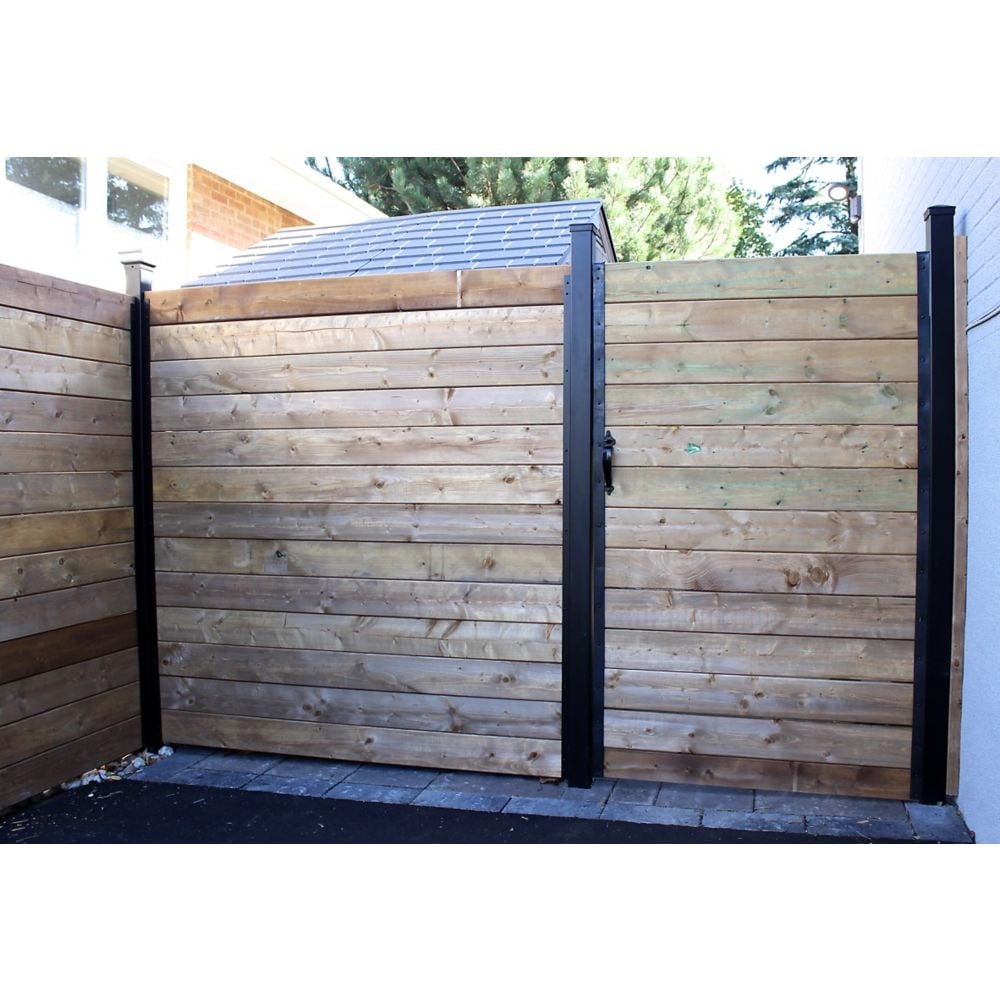 Horizontal Channel kit for 6 ft. high fence
