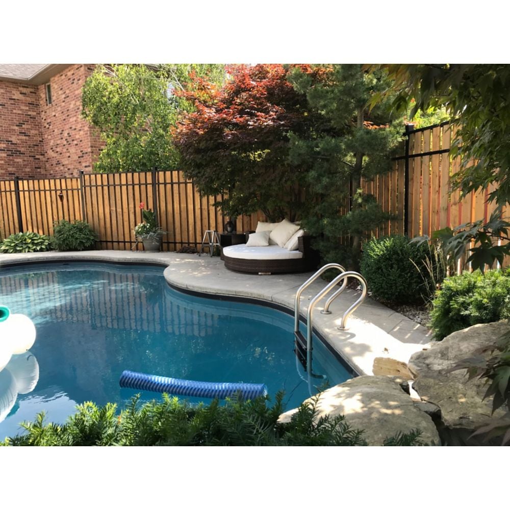 9 ft.  Aluminum Fence Post 3 inch x 3 inch x 100 inch