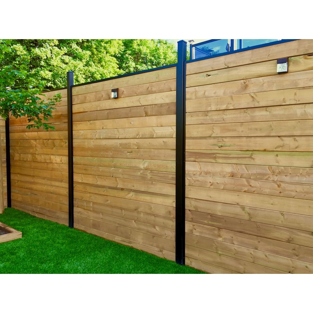9 ft.  Aluminum Fence Post 3 inch x 3 inch x 100 inch