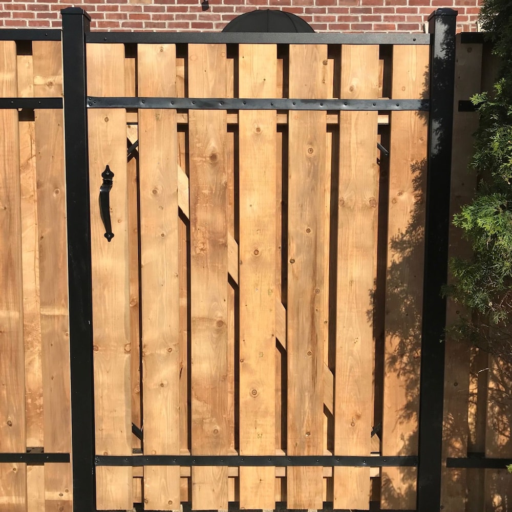 9 ft.  Aluminum Fence Post 3 inch x 3 inch x 100 inch