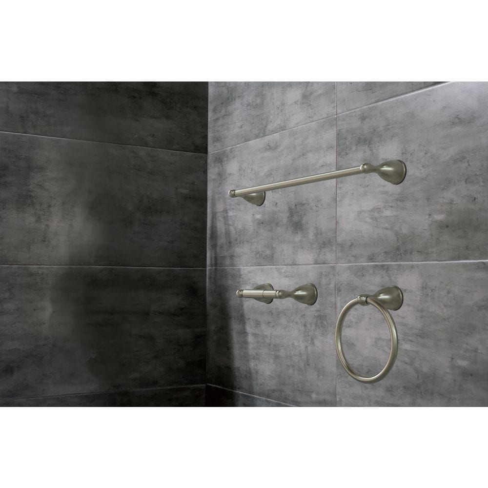 Builders 3 Piece Bath Hardware Kit in Brushed Nickel