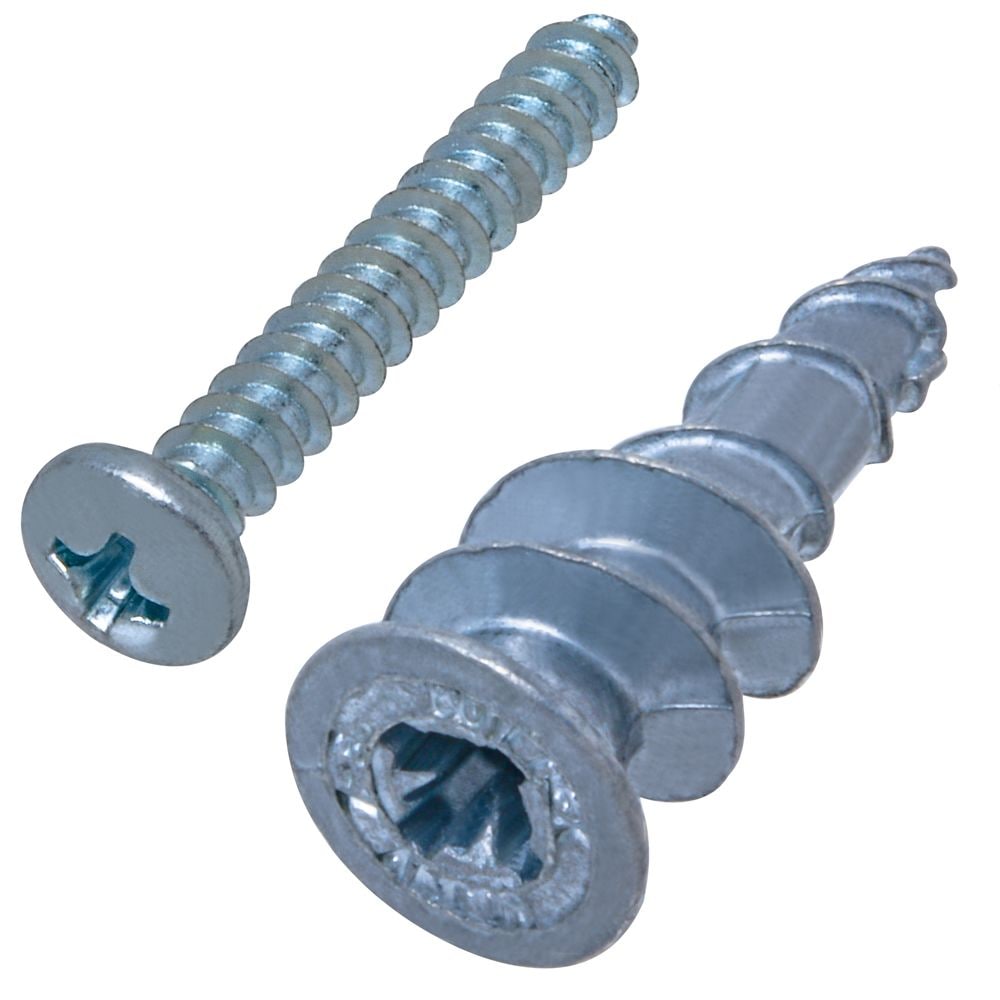 Stud Solver #8 Self-Drilling Zinc Drywall Anchors with Screws - 225pcs