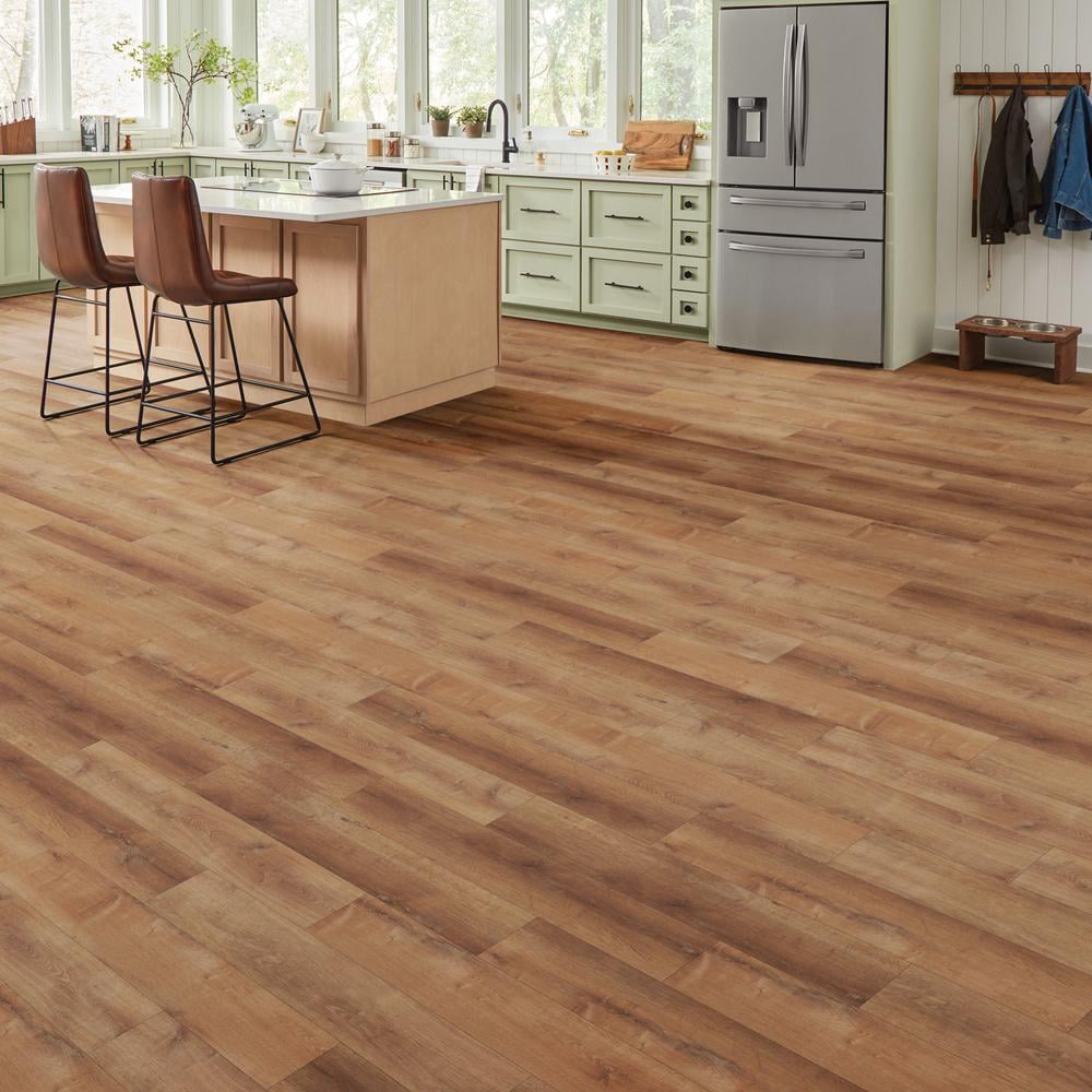 Trail Oak 7mm x 8.7 in. W x 47.6 in. L 22MIL Click Lock Waterproof Luxury Vinyl Plank Flooring (20.06 sq.ft./case)