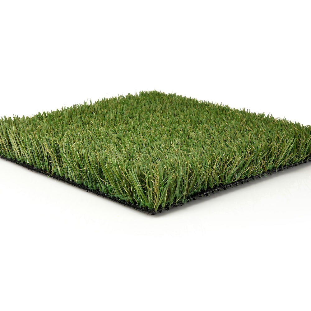 Échantillon Pro Fescue 1 pi x 1 pi. Gazon artificiel pour aménagement paysager.