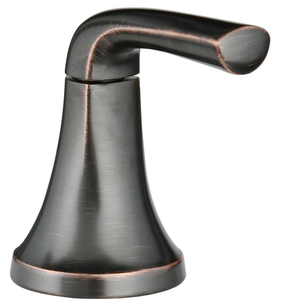 Robinet de lavabo de salle de bain à 2 poignées Ladera en bronze toscan de 8 pouces