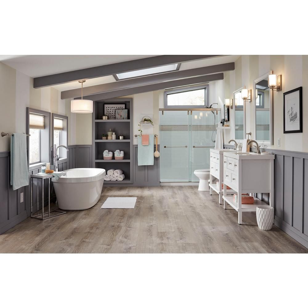 Sterling Oak 7mm x 8.7 in. W x 47.6 in. L 22MIL Click Lock Waterproof Luxury Vinyl Plank Flooring (20.06 sq.ft./case)