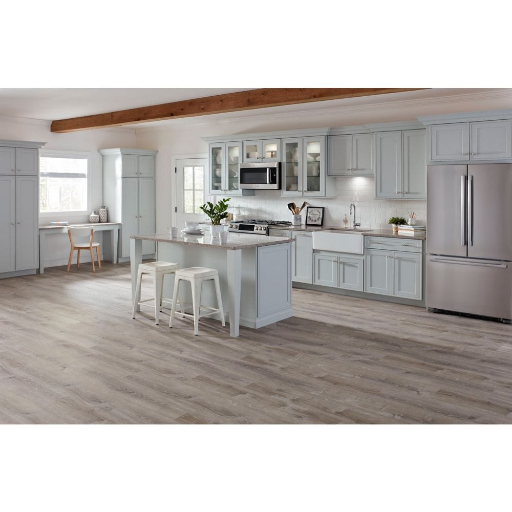 Sterling Oak 7mm x 8.7 in. W x 47.6 in. L 22MIL Click Lock Waterproof Luxury Vinyl Plank Flooring (20.06 sq.ft./case)