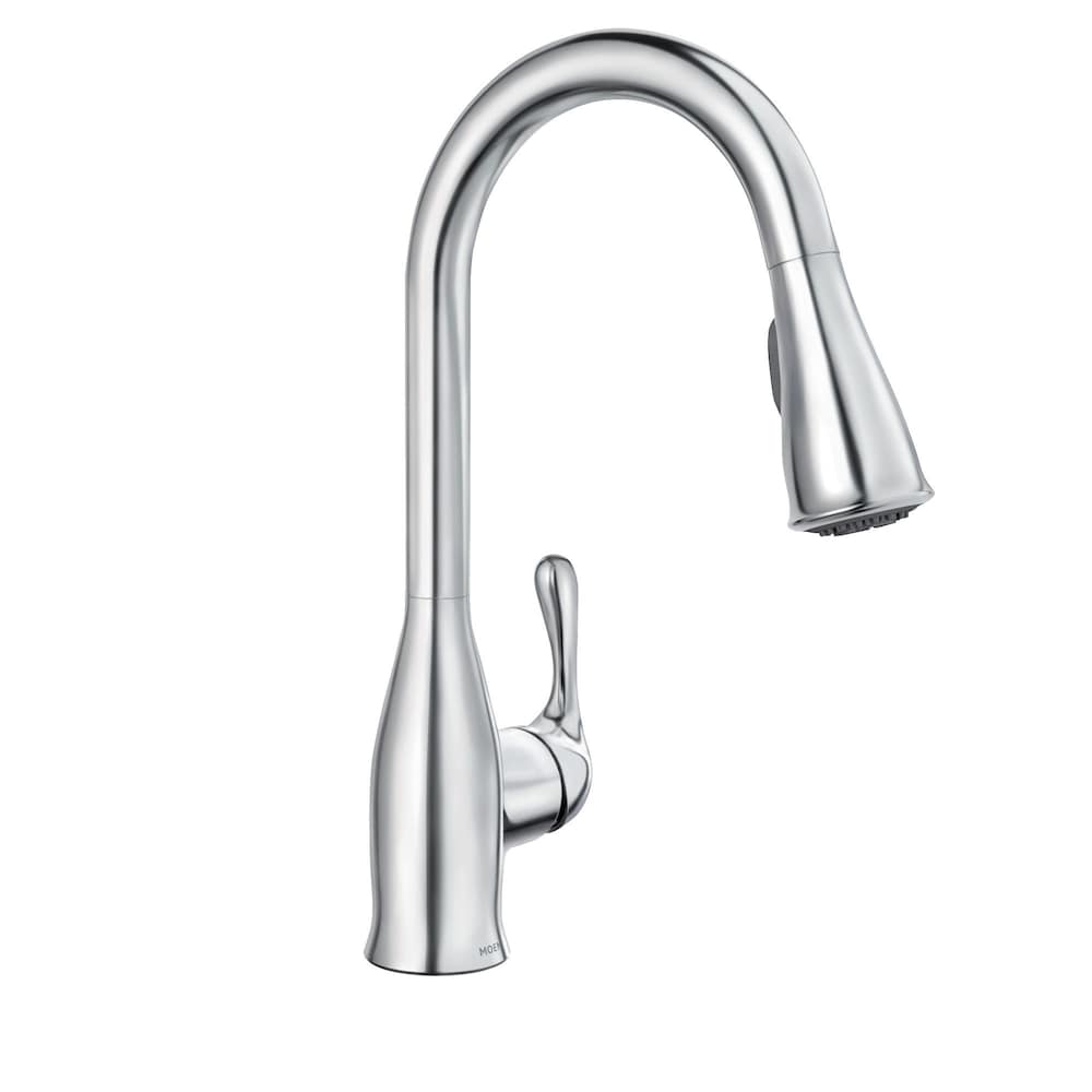 Robinet de cuisine à bec rétractable Kaden en chrome