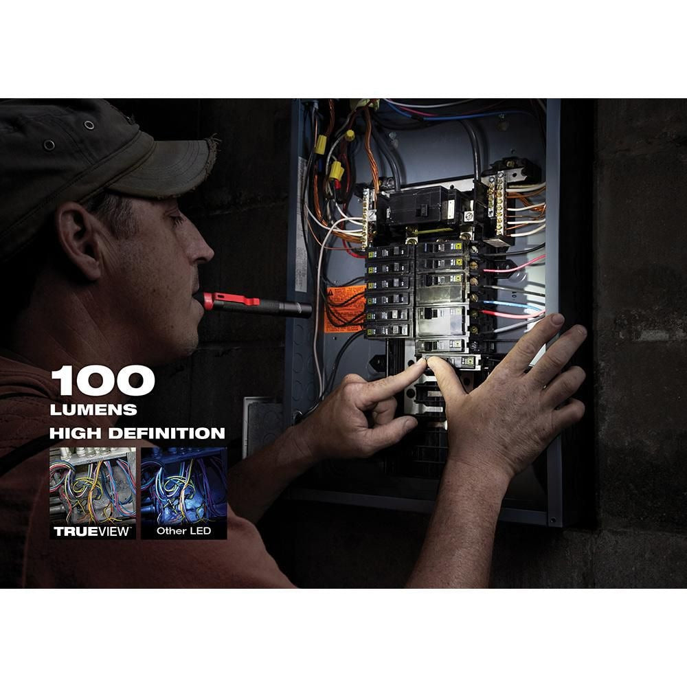 100 Lumens Aluminum Pen Light with Clip