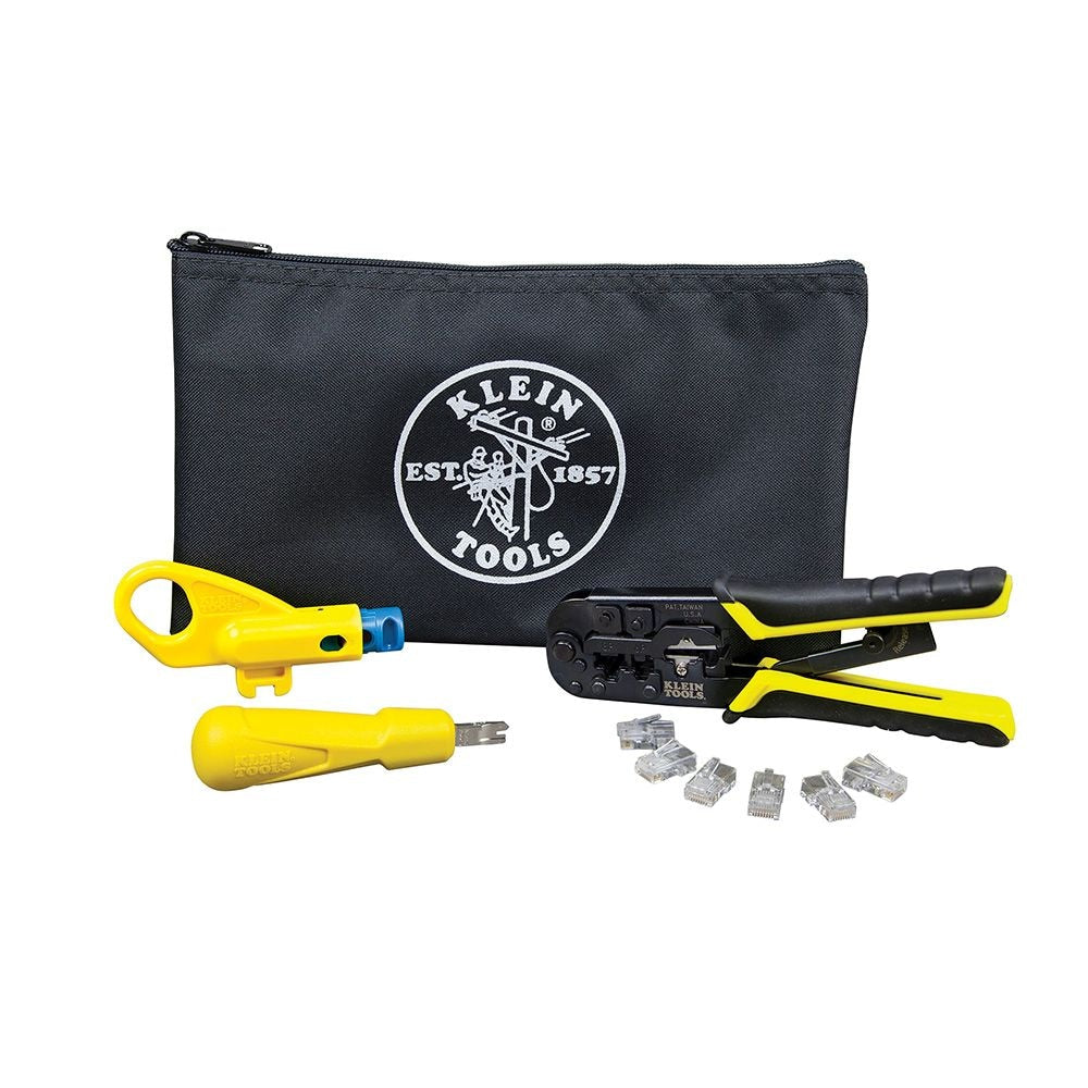Kit d'installation à paire torsadée avec pochette zippée