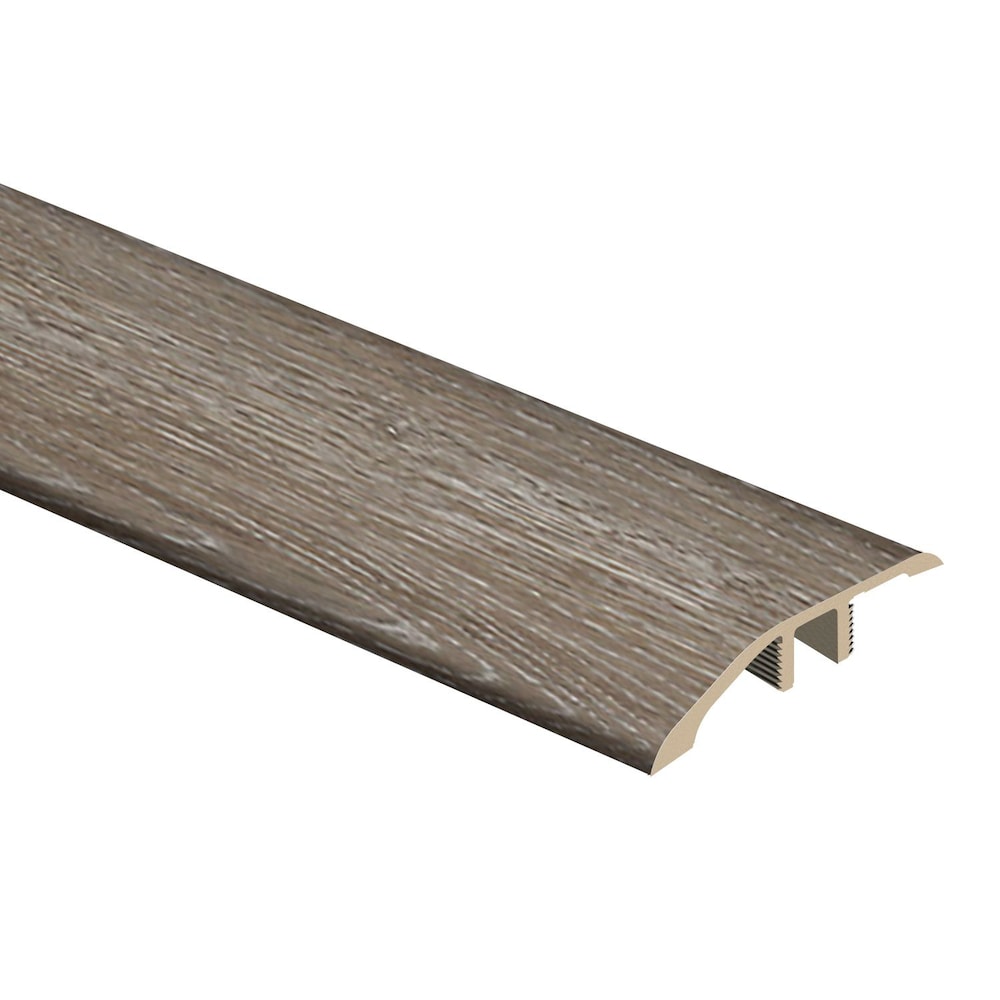 Moulure de réduction en vinyle en chêne brossé taupe de 5/16 po d'épaisseur x 1 3/4 po de largeur x 72 po de longueur