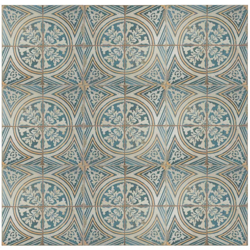 Carreaux de sol et de mur en céramique Kings Flatlands de 17 5/8 po x 17 5/8 po (11,02 pi2/boîte)