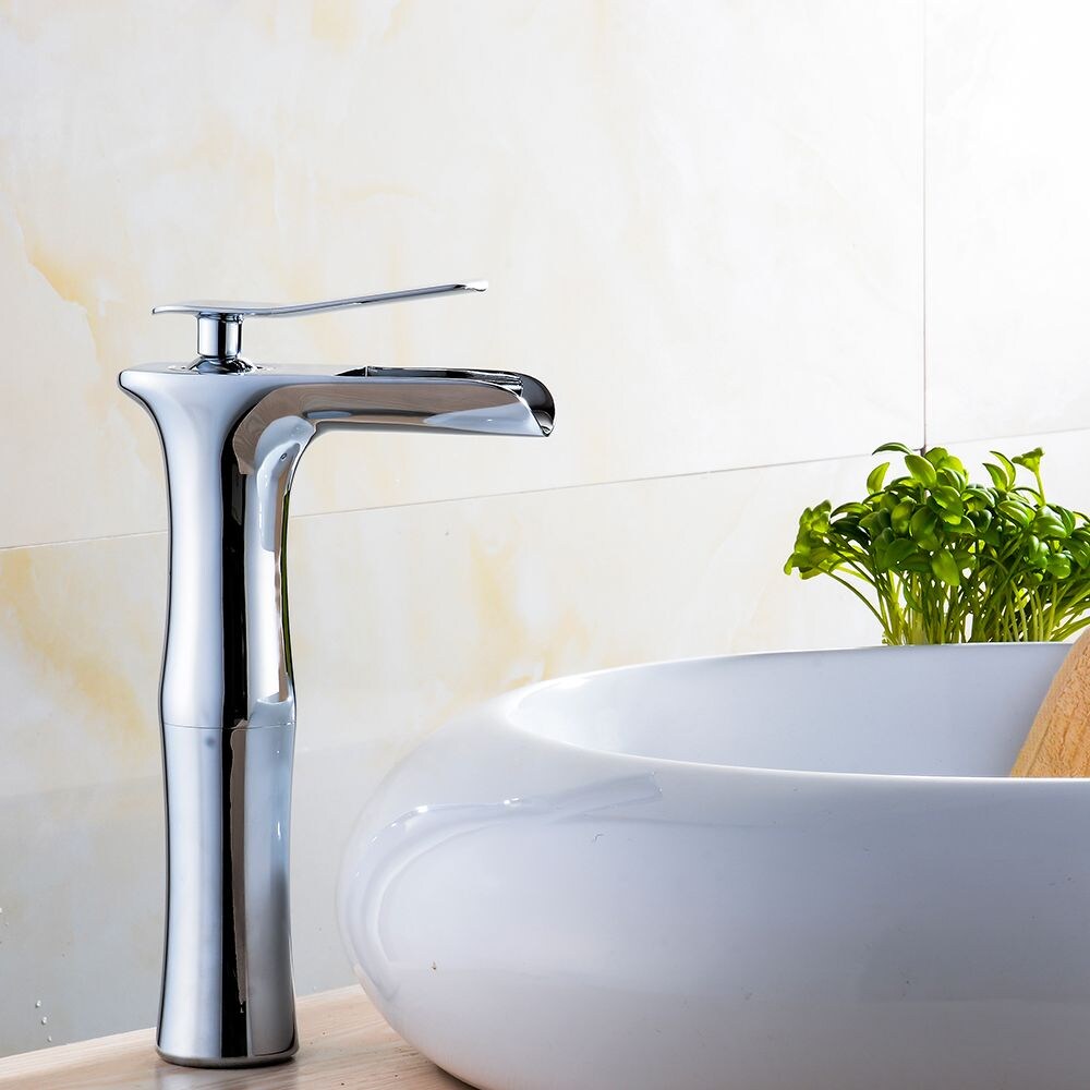 Robinet en laiton sans plomb approuvé CUPC pour montage sur pont, couleur chrome AI-16749