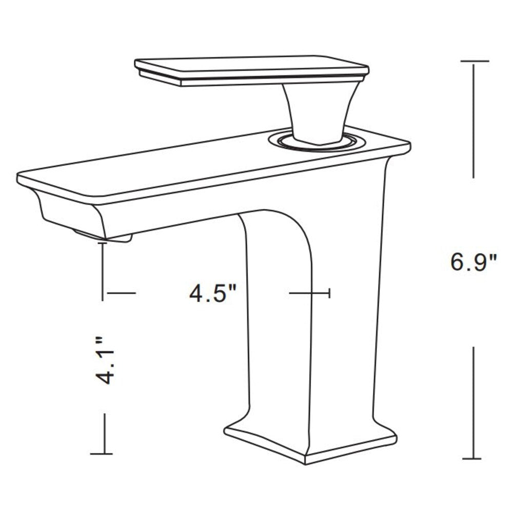 1 Hole CUPC Approved Lead Free Brass Faucet In Chrome Color AI-16750