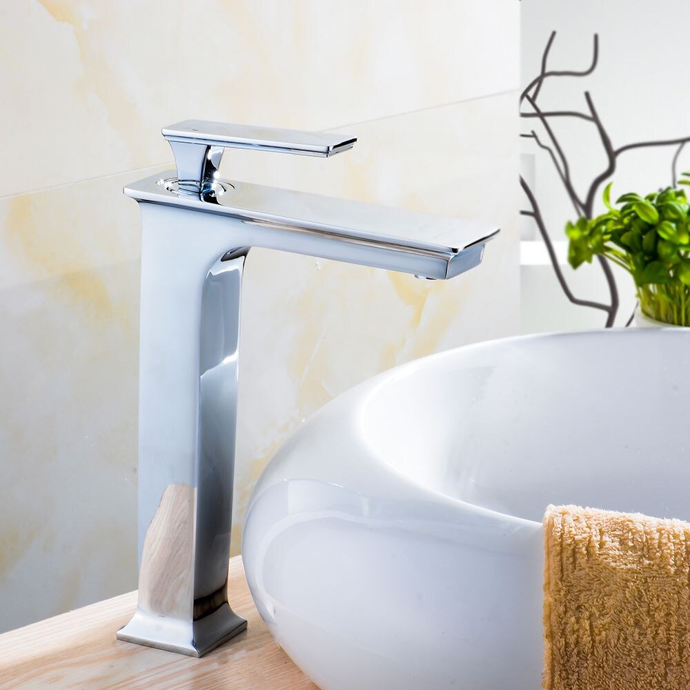 Robinet en laiton sans plomb approuvé CUPC pour montage sur pont, couleur chrome AI-16751