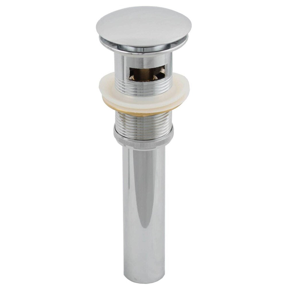 1 Hole CUPC Approved Stainless Steel Faucet Set In Chrome Color - Overflow Drain Incl. AI-23443
