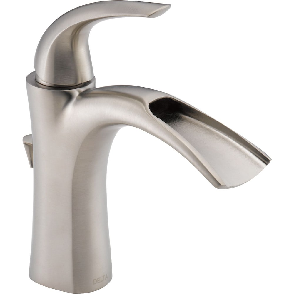 Nyla Single Handle Lavatory Faucet, Stainless Steel