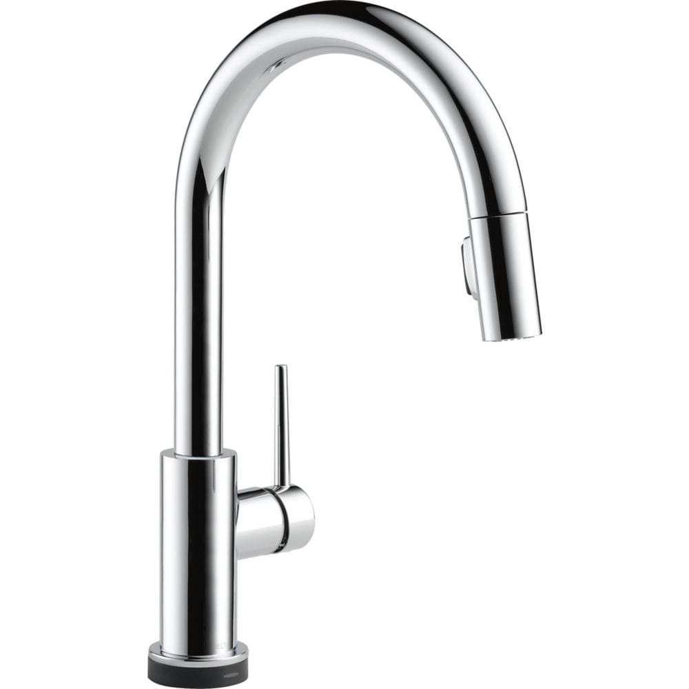 Robinet de cuisine à poignée unique et pulvérisateur rétractable Trinsic avec technologie Touch2O en chrome