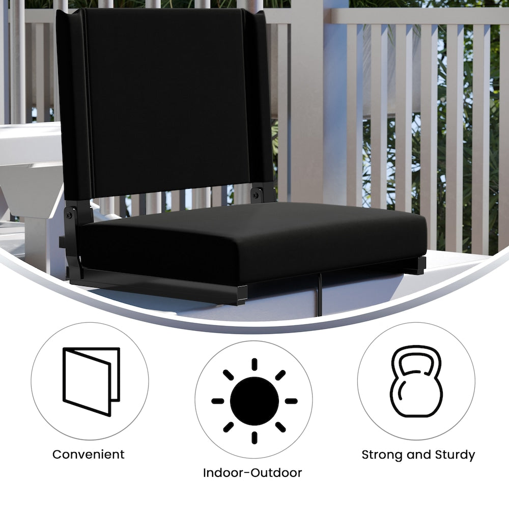 Chaise de stade ultra-rembourrée