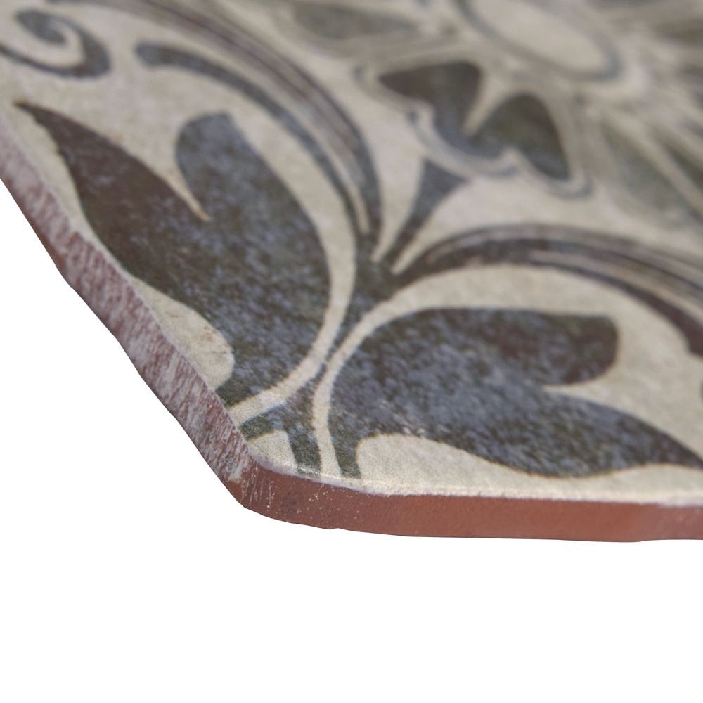 Carreaux de sol et de mur en céramique Costa Cendra Decor Dahlia de 7 3/4 po x 7 3/4 po (11,11 pi2/boîte)