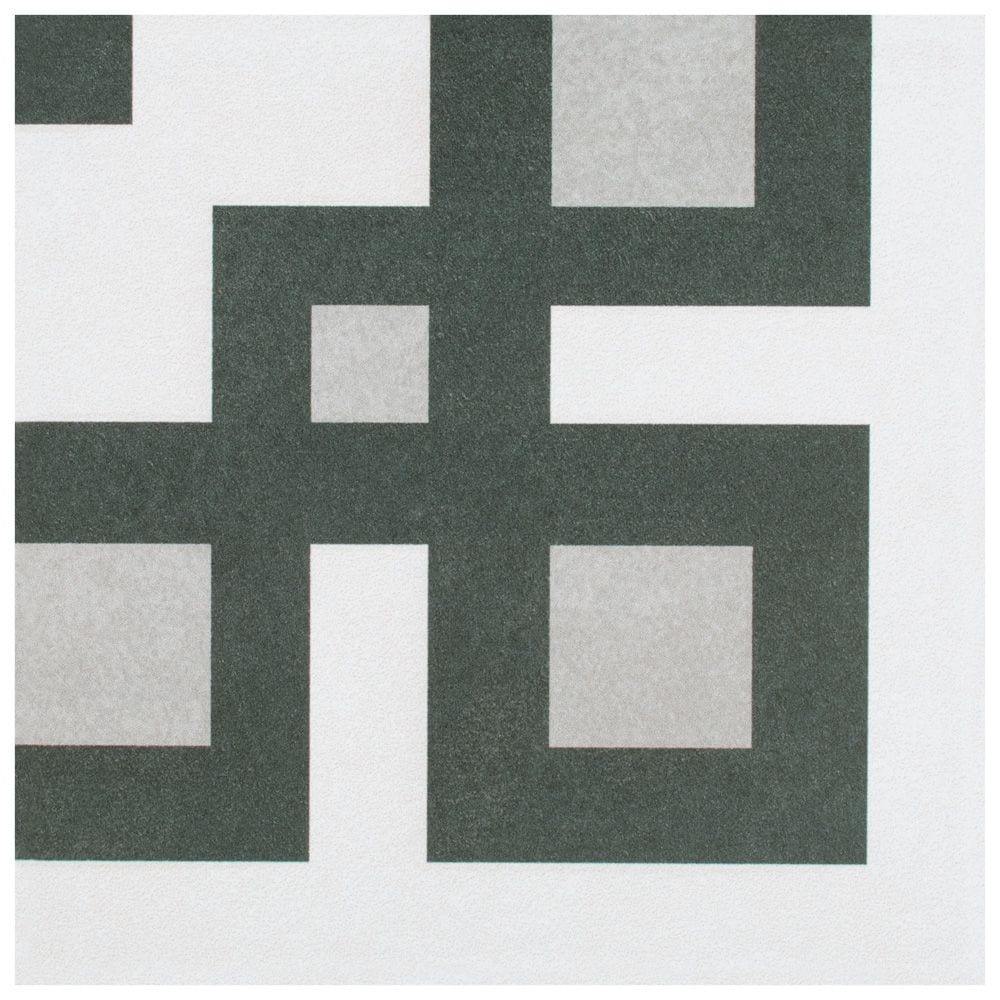 Twenties Corner 7-3/4-inch x 7-3/4-inch Ceramic Floor and Wall Tile (11.11 sq.ft. / case)