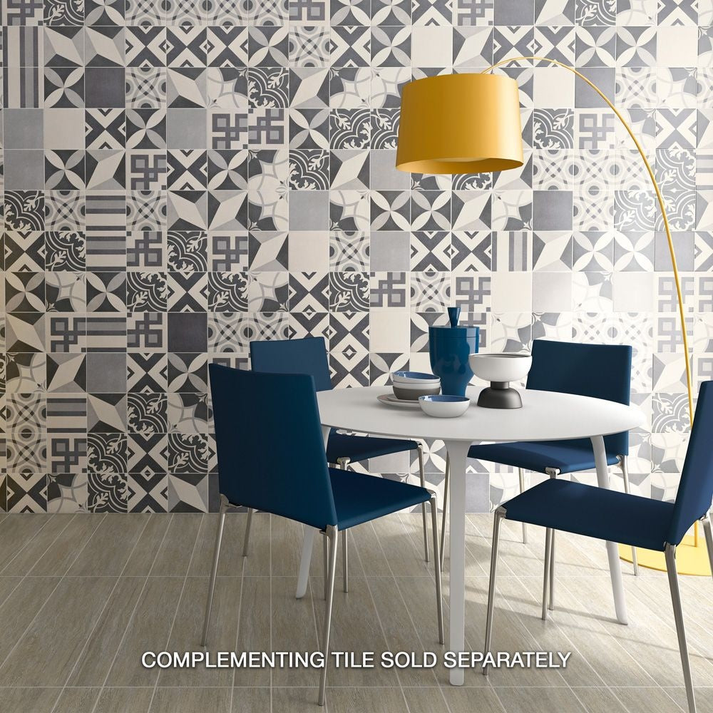 Twenties Corner 7-3/4-inch x 7-3/4-inch Ceramic Floor and Wall Tile (11.11 sq.ft. / case)