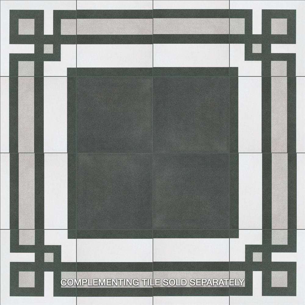 Twenties Corner 7-3/4-inch x 7-3/4-inch Ceramic Floor and Wall Tile (11.11 sq.ft. / case)