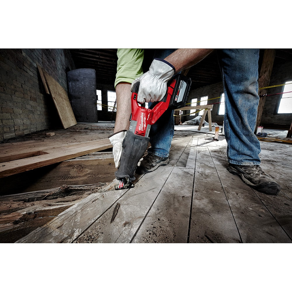 M18 FUEL 18V Li-Ion Brushless Cordless SUPER SAWZALL Orbital Reciprocating Saw w/ 12.0 Battery