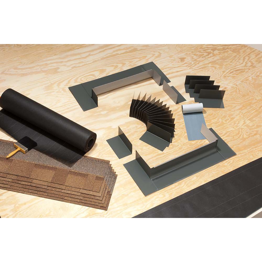 Engineered Step Flashing for Curb Mount Skylights with outside curb 17 1/2 inch wide