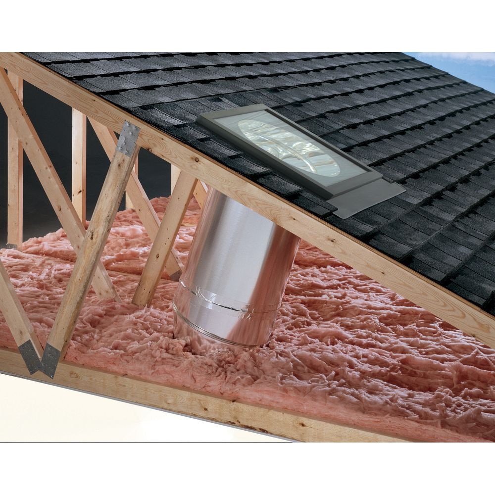 TLR 014 Rigid Sun Tunnel - Low profile flat glass - 14 inch diameter
