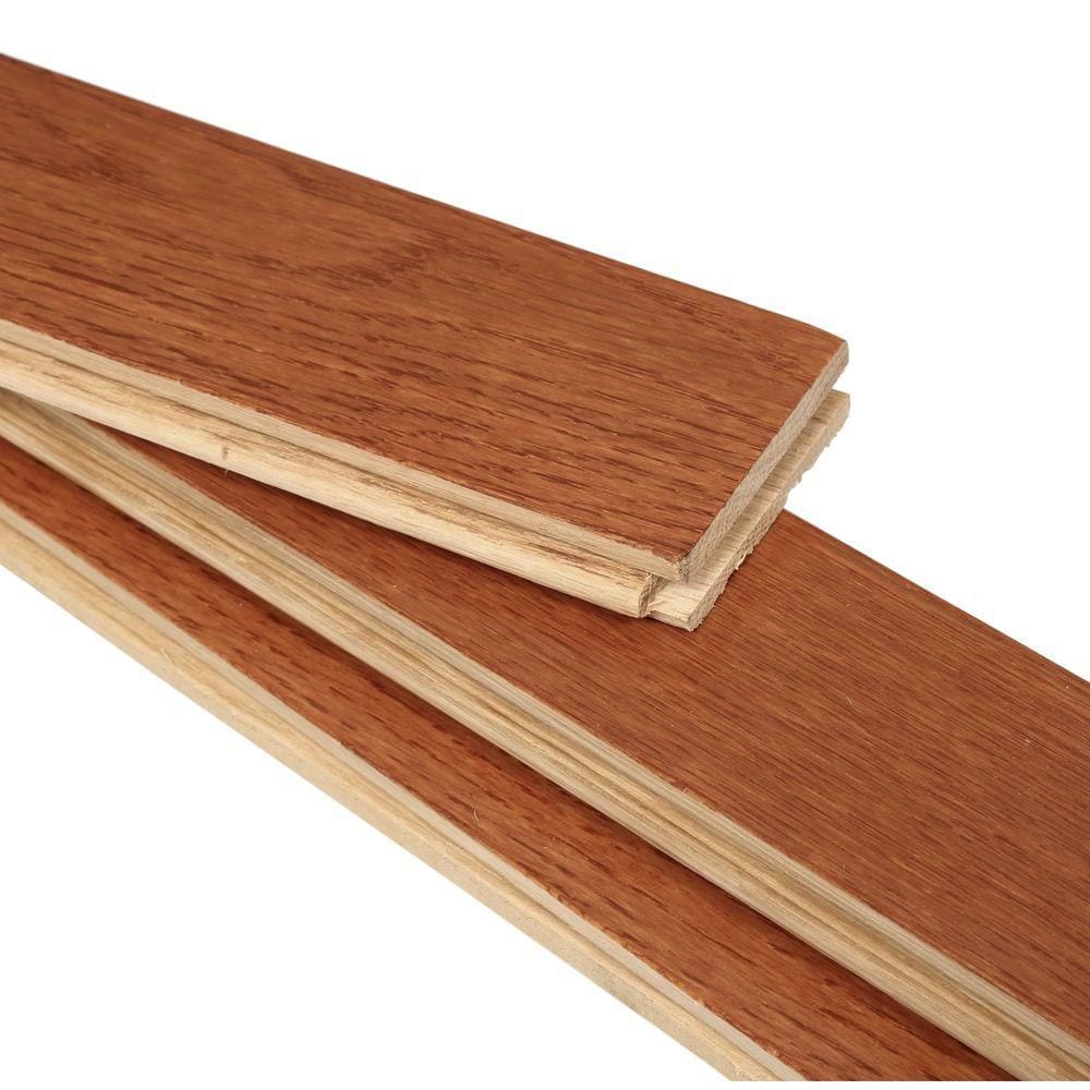 AO Plancher, bois franc, chêne cuivre foncé, 3/4 po d'épaisseur x 2 1/4 po de largeur (20 pi²/boîte)